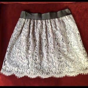 EUC. J. Crew lace mini skirt.